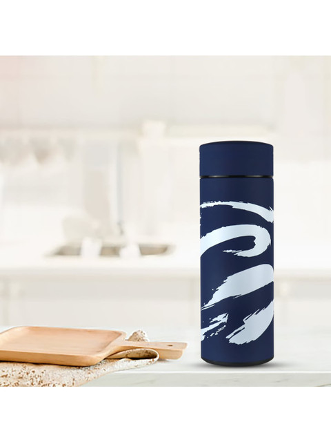 

iSWEVEN Blue Stainless Steel Double Wall Vacuum Insulated Leak Proof Sports Bottle