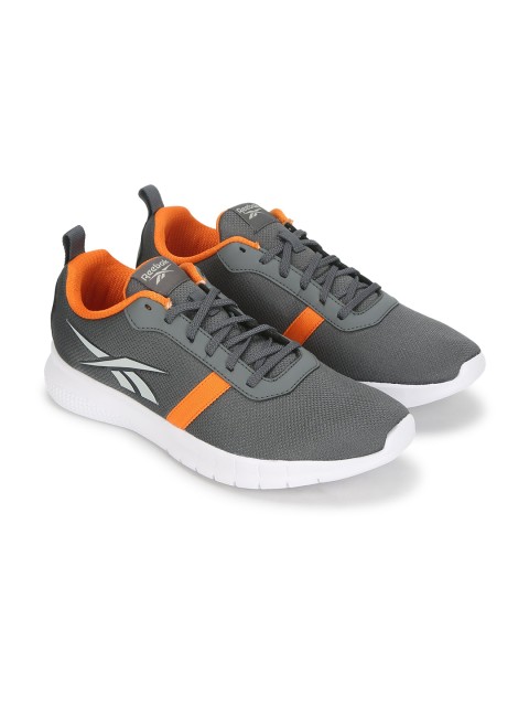 

Reebok Men Grey Textile High-Top Running Non-Marking Shoes