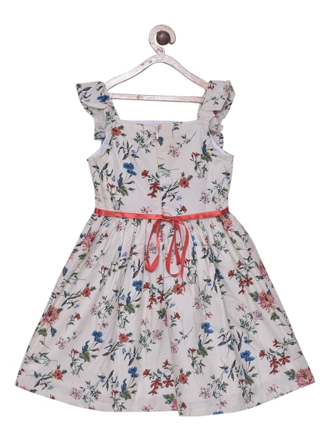 

612 league Grey Floral Dress