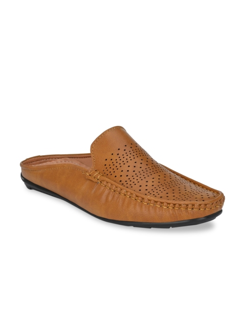 

Provogue Men Tan Perforations Loafers