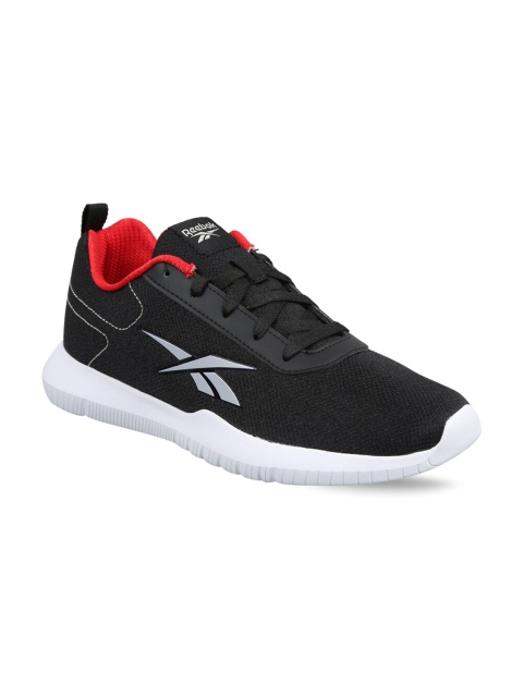 

Reebok Men Black Mesh High-Top Training or Gym Non-Marking Shoes