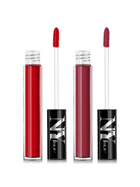 

NY Bae Set of 2 Cupid Lipsticks - Red Liquid Lipstick, Brown Liquid Lipstick, Multi