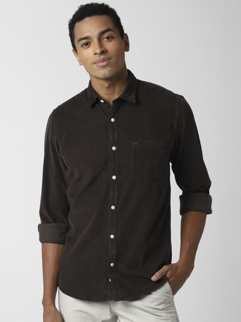 

Peter England Casuals Men Brown Slim Fit Casual Shirt