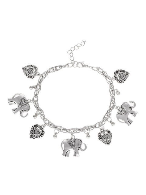 

YoungWildFree Silver Plated Charm Anklet