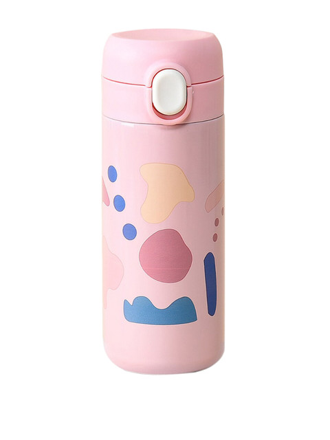 

iSWEVEN Pink Solid Stainless Steel Double Wall Vacuum Insulated Leak Proof Sports Bottle