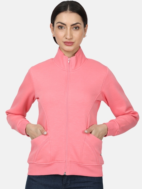 

Monte Carlo Women Peach-Coloured Sweatshirt