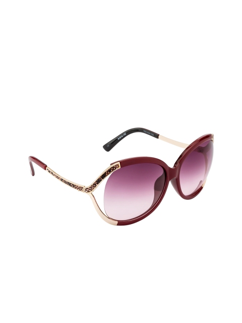 

Ted Smith Women Purple Lens & Red Butterfly Sunglasses with UV Protected Lens