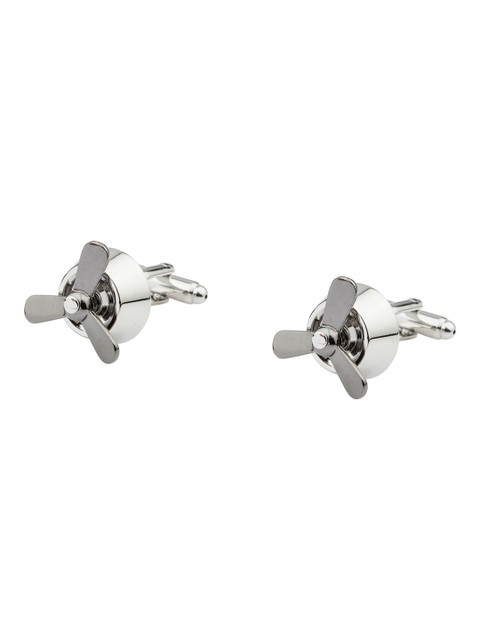 

The Tie Hub Silver-Toned Quirky Cufflink