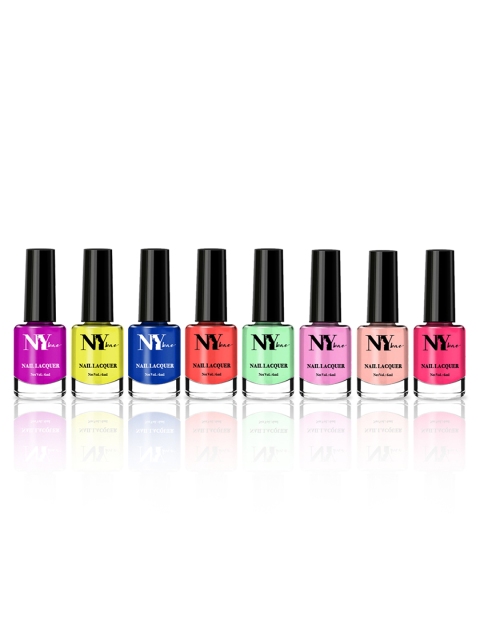 

NY Bae Women Set of 8 Nail Polish, Multi