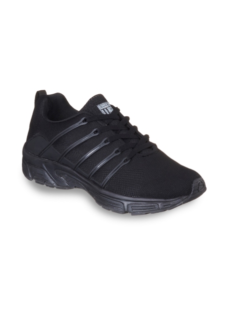 

Duke Men Black Textile Walking Shoes