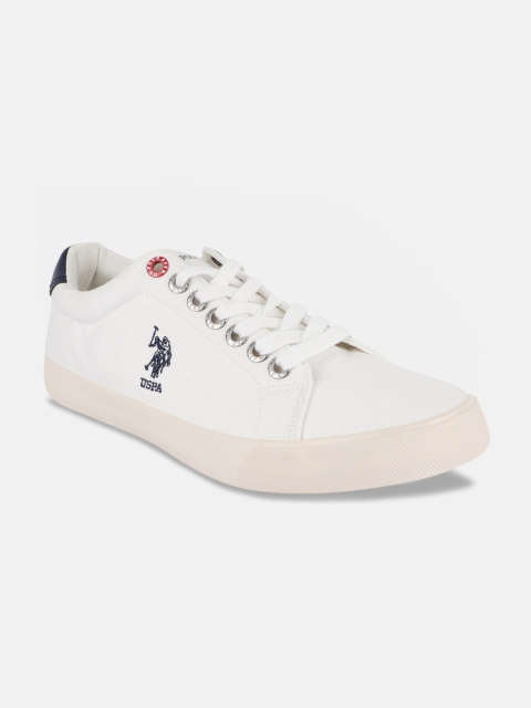 

U S Polo Assn Men Off White Sneakers