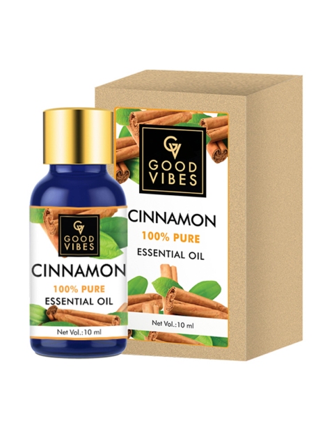 

Good Vibes Pure Cinnamon Essential Oil 10 ml, Transparent