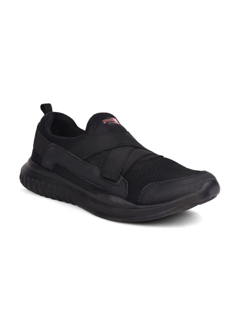 

Liberty Men Black Mesh Running Non-Marking Shoes