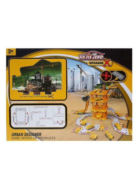 

Wembley Toys Kids Yellow & Black Modern Level Cars & Helicopter Track Set