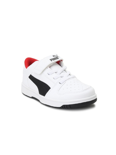 

Puma Unisex Kids White Solid Rebound Lay-Up Lo V Shoes