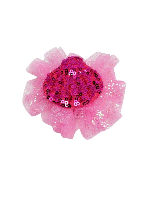 

Stoln Girls Pink Sequinned Oyster-Shaped Alligator Hair Clip