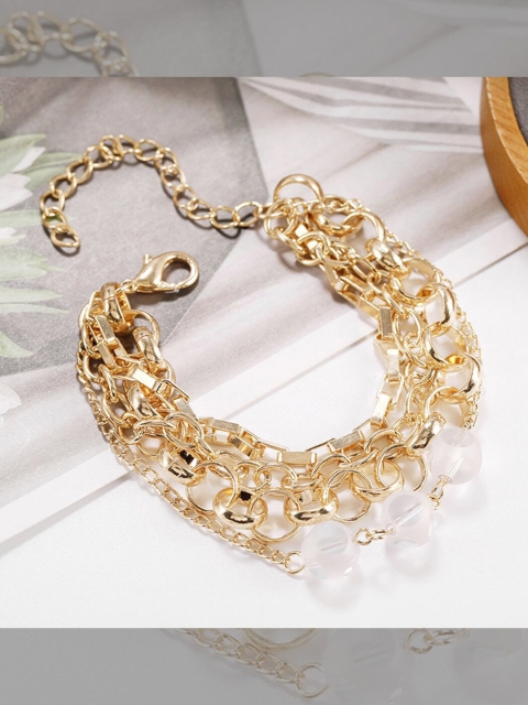 

YoungWildFree Women Gold-Plated Luxury Charm Bracelet