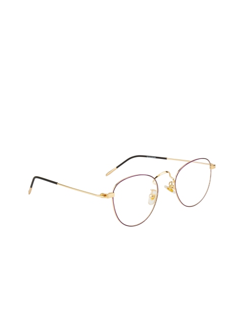 

Ted Smith Unisex Gold-Toned Full Rim Round Frames - TSO-9363_C6