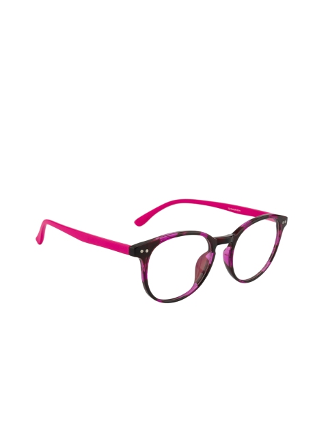 

Ted Smith Unisex Purple & Pink Full Rim Oval Frames