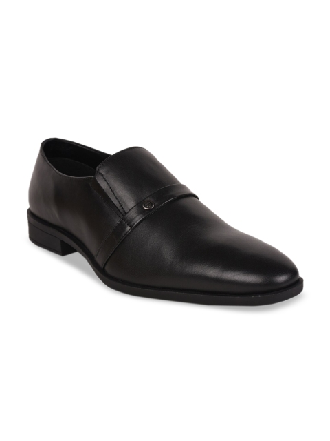 

Liberty Men Black Solid Formal Slip-Ons