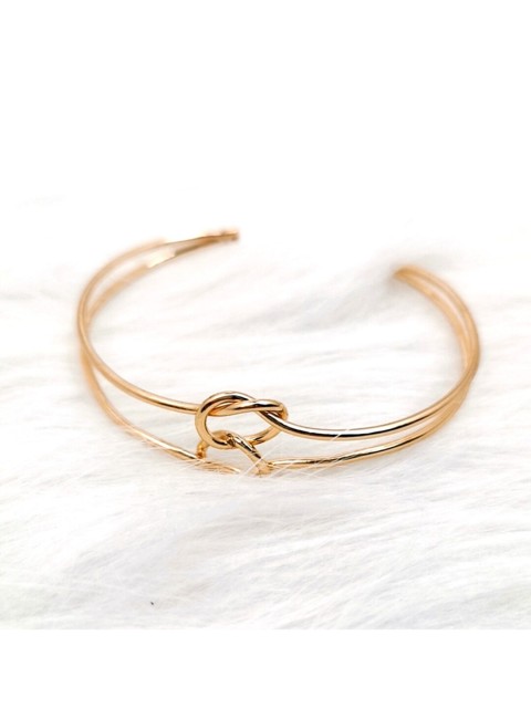 

YoungWildFree Women Gold-Toned Brass Gold-Plated Cuff Bracelet