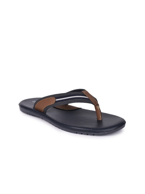 

Liberty Men Navy Blue & Brown Thong Flip-Flops