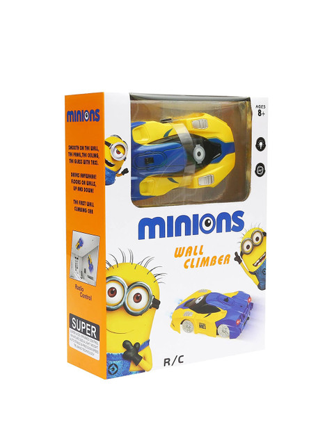 

Wembley Toys Kids Yellow & Blue Minion Wall Climbing & Floor Racing Car