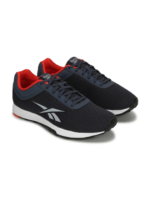 

Reebok Men Blue Textile High-Top Training or Gym Non-Marking Sports Shoes