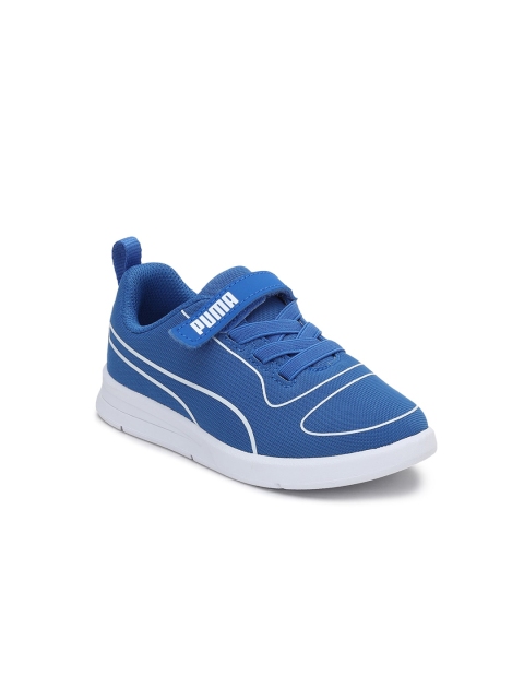 

Puma Unisex Kids Blue Colourblocked Sneakers