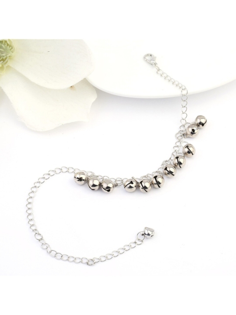 

YoungWildFree Silver-Plated Oxidised Anklet