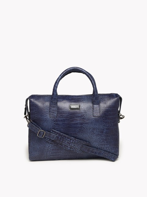 

IMUR Blue Textured Leather 15 Inch Laptop Bag
