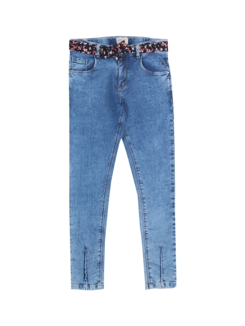 

Gini and Jony Girls Blue Slim Fit Light Fade Jeans