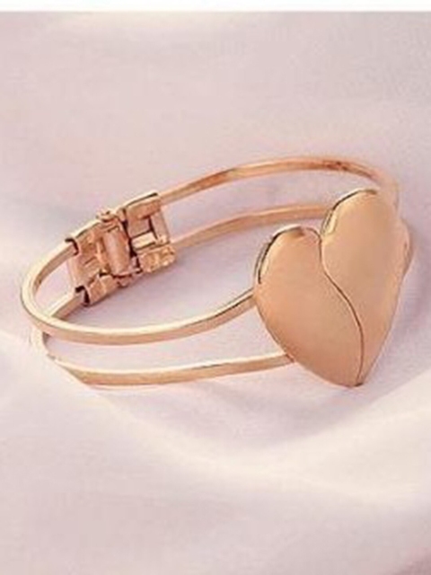 

YoungWildFree Women Gold-Toned Brass Gold-Plated Bangle-Style Bracelet