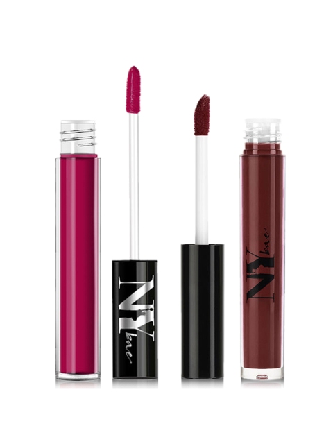 

NY Bae Women Purple & Red Set of 2 Cupid's Lipstick 6 ml