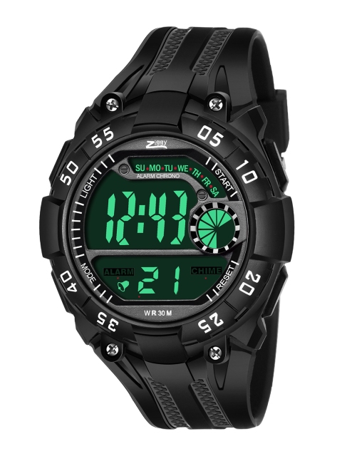 

Kool Kidz Unisex Kids Grey Dial & Black Bracelet Style Straps Digital Watch