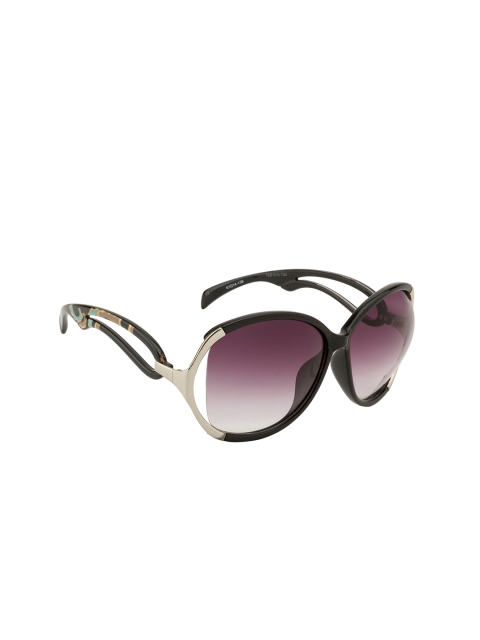 

Ted Smith Women Purple UV Protected Lens & Black Oversized Sunglasses TSSO-1015S_C2