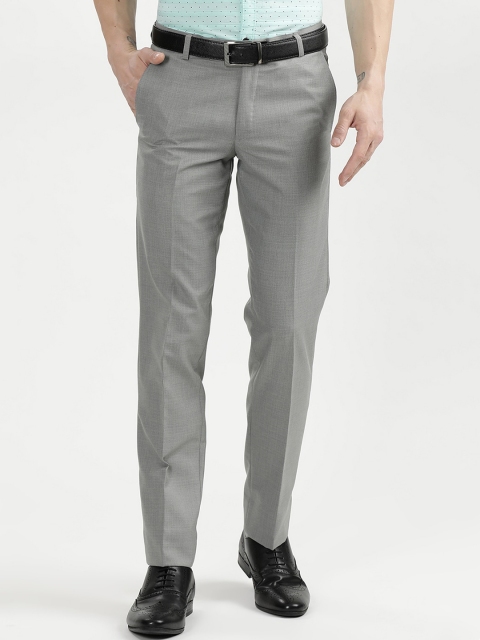 

V2 Value & Variety Men Grey Formal Trousers