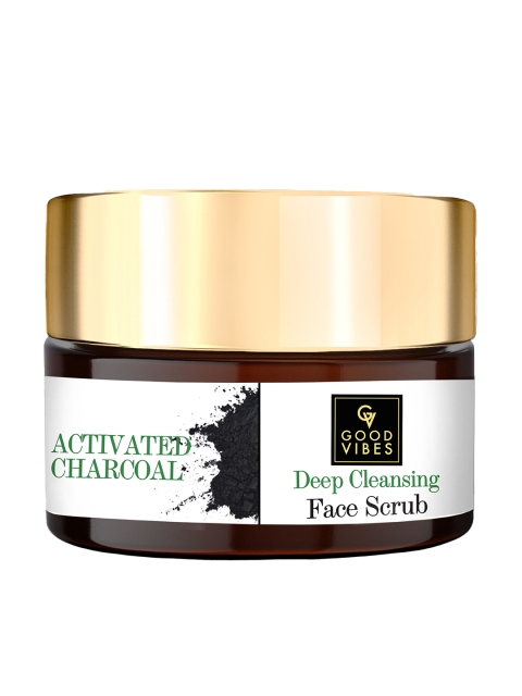 

Good Vibes Transparent Activated Charcoal Deep Cleansing Face Scrub