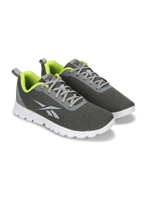 

Reebok Men Grey Textile Training or Gym Non-Marking Shoes