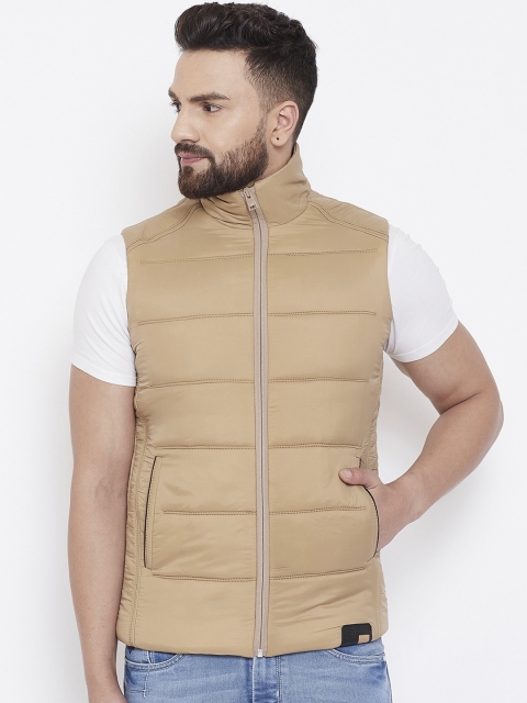 

Spirit Men Brown Quilted Jacket
