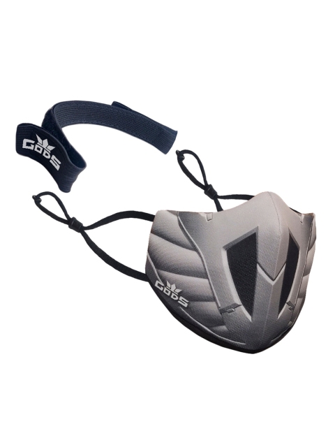 

GODS Unisex Black & Silver-Coloured Xator Combat Face Protector Mask