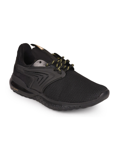 

Liberty Men Black Mesh Running Non-Marking Shoes