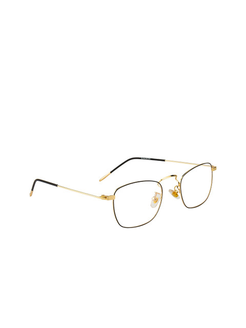 

Ted Smith Unisex Gold-Toned Full Rim Square Frames - TSO-9364_C1