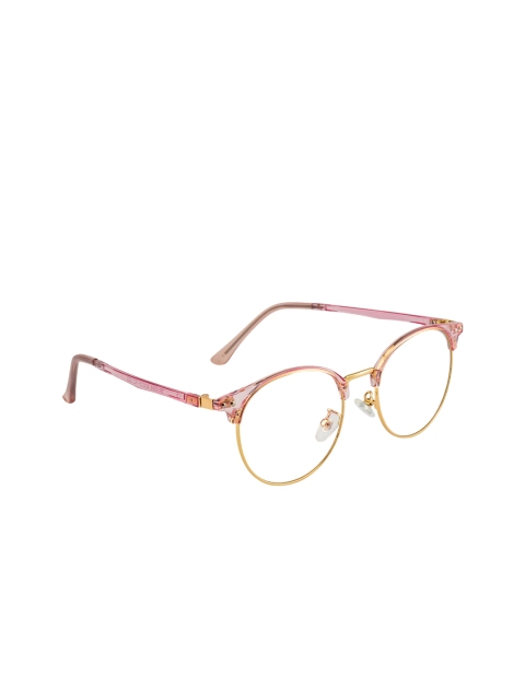 

Ted Smith Unisex Pink & Gold-Toned Full Rim Oval Frames TSO-TR-9398_C22