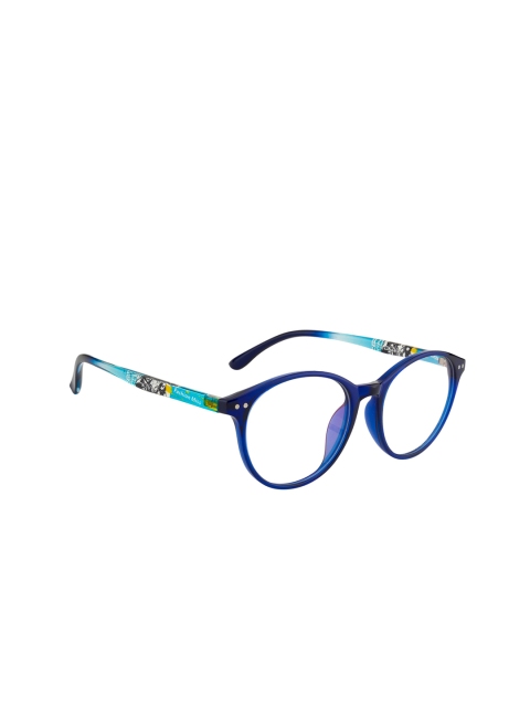 

Ted Smith Unisex Blue & White Full Rim Round Frames
