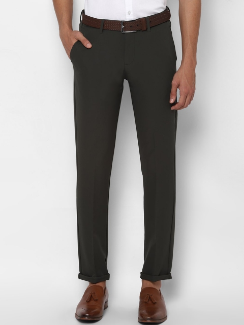 

Allen Solly Men Green Slim Fit Trousers