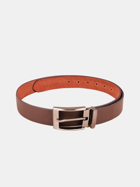 TnW Men Brown Leather Belt