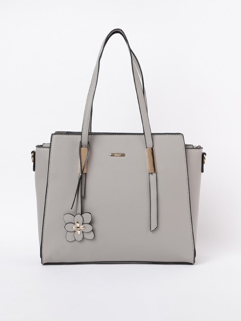 

Ginger by Lifestyle Grey Structured Shoulder Bag