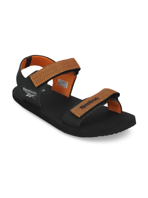 

Reebok Men Grey & Orange Sports Sandals