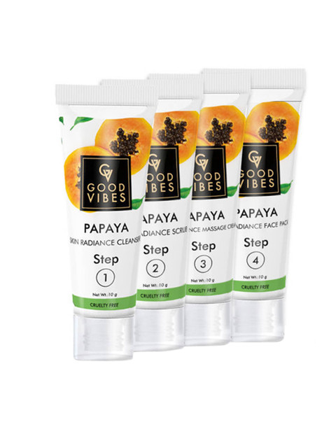 

Good Vibes Transparent Papaya Skin Radiance Facial Kit